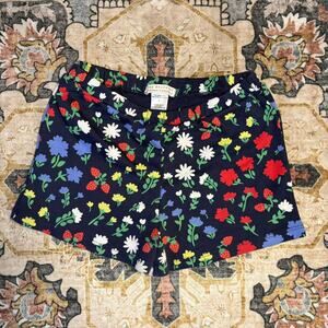 The Beaufort Bonnet Company Girls Floral Strawberries Bloomer Shorts size 7